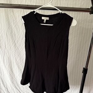 Anthropologie Black Sleeveless Tank Top